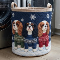 King Charles Sweater | Quilted Storage Basket 1