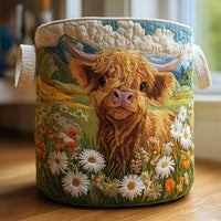 Highland Charm | Quilted Storage Basket 4