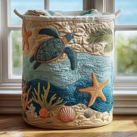 CORAL | COASTAL HARMONY LAUNDRY BASKET 1