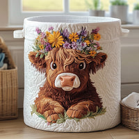 Highland Charm | Quilted Storage Basket 2