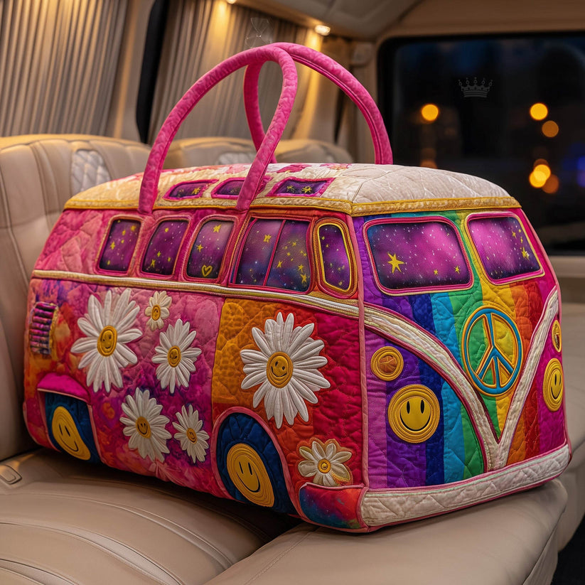 Hippie Van Quilted Duffle Bag QV28