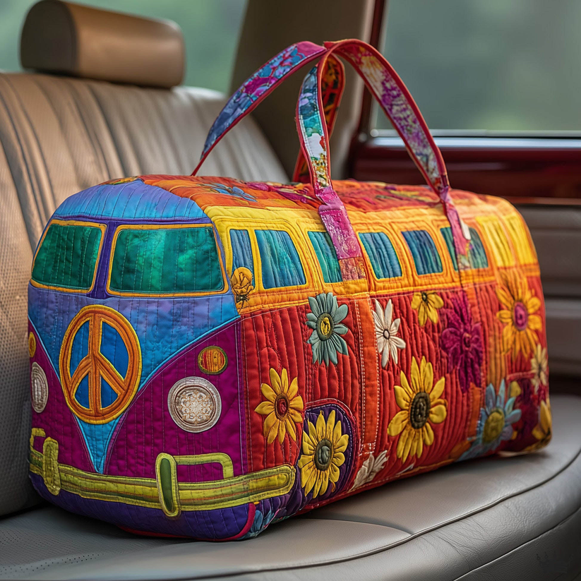 Hippie Van Quilted Duffle Bag QV25