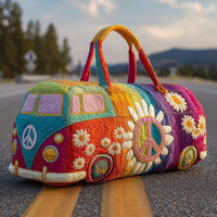 Hippie Journey Quilted Duffle Bag QV32 1