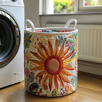 Meadow Sunburst | Quilted Storage Basket 1
