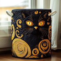 Cat Quilted | Quilted Storage Basket 3