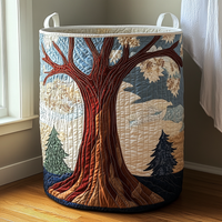 Tree of Life | Quilted Storage Basket 7