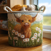 Highland Charm | Quilted Storage Basket 5