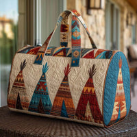 Camping Vibe Quilted Duffle Bag 2