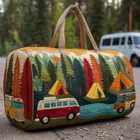 Camping Vibe Quilted Duffle Bag 5