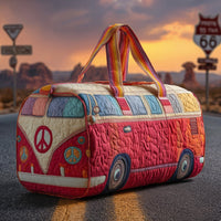 Hippie Van Quilted Duffle Bag QV43 1