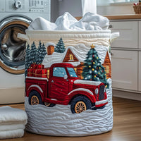 Christmas Gift Delivery Quilted Storage Basket 1