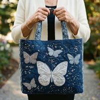 Handcrafted Bag | Silver Butterfly 2