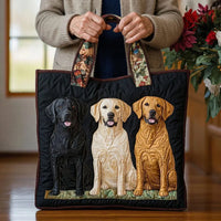 Handcrafted Bag | Three Labradors 2