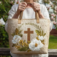 Handcrafted Bag | Floral Cross 2