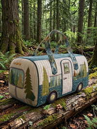 Caravan Camping Quilted Handbag 1