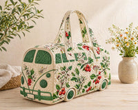 Berry Blossom Camper Quilted Handbag 1