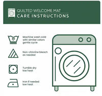 Mountain Camper Wildflower Camping Quilted Laundry Basket 4